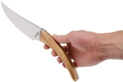 Laguiole En Aubrac Le Buron Cuchillo De Queso De Madera De Olivo, KMF99OLI -Chef Tienda AUKMF99OLI 08 laguiole en aubrac aukmf99oli 08