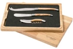 Laguiole En Aubrac Set De Cuchillos Para Vino Y Queso 3-unidades De Madera De Olivo, SFV99OLIH 7 Laguiole En Aubrac Set De Cuchillos Para Vino Y Queso 3-unidades De Madera De Olivo, SFV99OLIH -Chef Tienda AUSFV99OLIH 04 laguiole en aubrac ausfv99olih 04