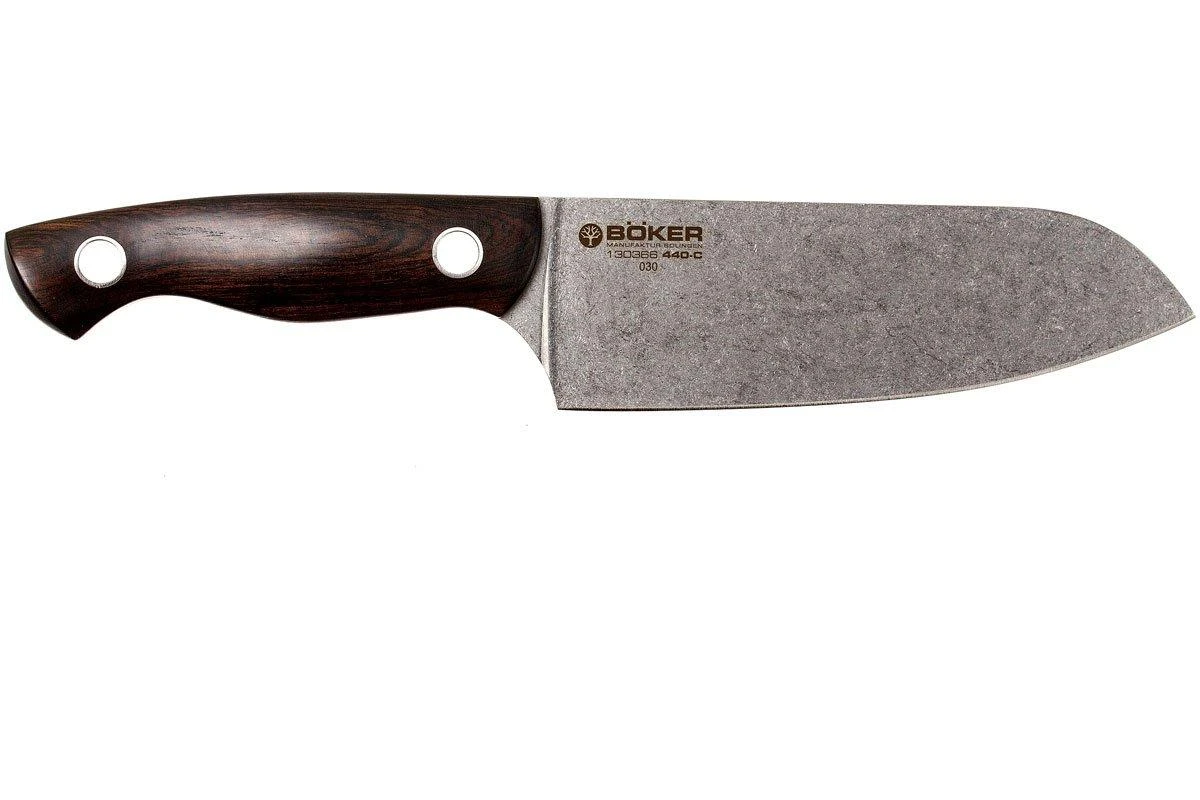 Böker 130366, Saga Cuchillo Santoku 16cm, Grenadill 2 Böker 130366, Saga Cuchillo Santoku 16cm, Grenadill - Image 2