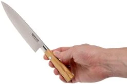 Böker Damast Olive 15.5 Cm Cuchillo De Chef Pequeño, 130439DAM -Chef Tienda BO130439DAM 06 boker bo130439dam 06
