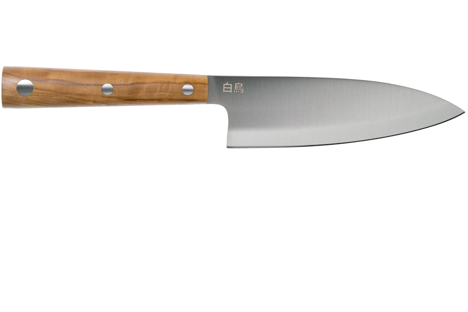 Due Cigni Hakucho Deba 16.5 Cm, Madera De Olivo 2 Due Cigni Hakucho Deba 16.5 Cm, Madera De Olivo - Image 2