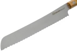 Due Cigni Hakucho Pankiri/ Cuchillo Para Pan 21 Cm, Madera De Olivo -Chef Tienda DG2C510OL 03 due cigni