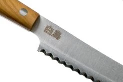 Due Cigni Hakucho Pankiri/ Cuchillo Para Pan 21 Cm, Madera De Olivo -Chef Tienda DG2C510OL 04 due cigni