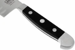 Güde Alpha Santoku Con Borde Granton, 1546/18 7 Güde Alpha Santoku Con Borde Granton, 1546/18 -Chef Tienda GU1546 18 03 gude alpha santoku met kuiltjes gu1546 18 d3