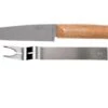 Opinel Cheese Set, Cuchillo De Queso Y Tenedor Acero Inoxidable, 1834