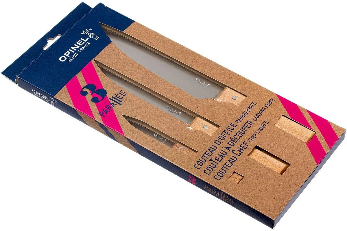 Opinel Trio Parrallèle OP001838 Juego De Cuchillos, 3 Piezas 6 Opinel Trio Parrallèle OP001838 Juego De Cuchillos, 3 Piezas - Image 6
