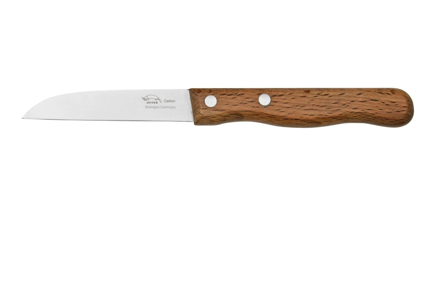 Otter Paring Knife 1020 Straight Carbon Beech, Pelador 1 Otter Paring Knife 1020 Straight Carbon Beech, Pelador