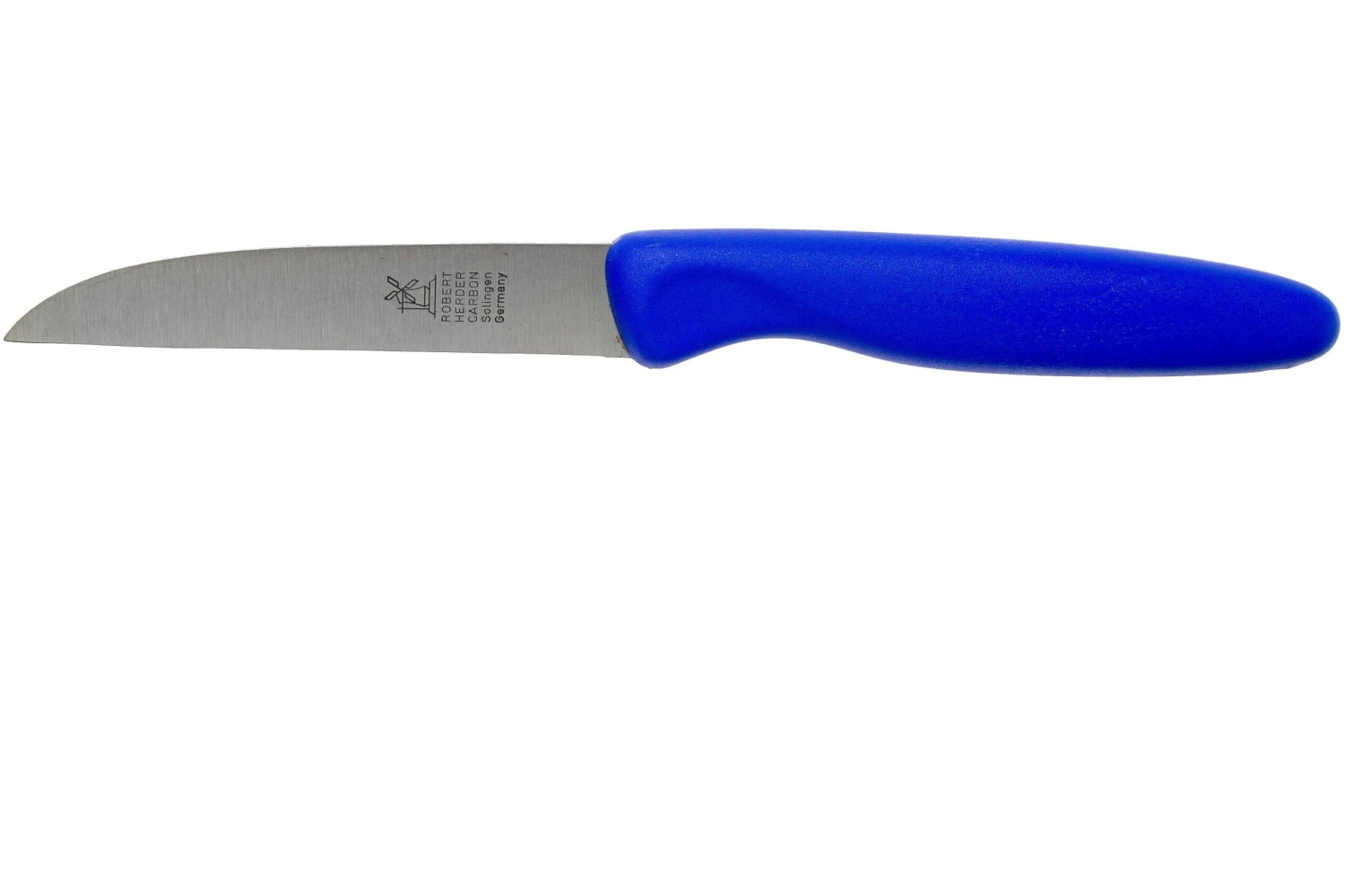 Robert Herder Cuchillo Pelador Clásico Recto De Carbono, Azul, 8.5 Cm 1 Robert Herder Cuchillo Pelador Clásico Recto De Carbono, Azul, 8.5 Cm
