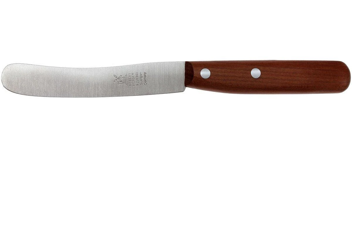 Robert Herder Cuchillo De Desayuno Pequeño Buckels Acero Inoxidable, Madera De Cerezo 1 Robert Herder Cuchillo De Desayuno Pequeño Buckels Acero Inoxidable, Madera De Cerezo