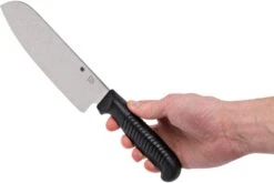 Spyderco K08PBK Santoku 16.5 Cm, Negro -Chef Tienda SPK08PBKB 06 spyderco kitchen