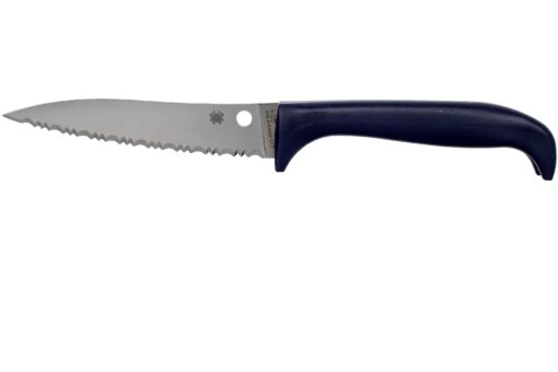 Spyderco Counter Puppy Cuchillo De Tomate Dentado Morado, K20SPR -Chef Tienda SPK20SPR 01 spyderco