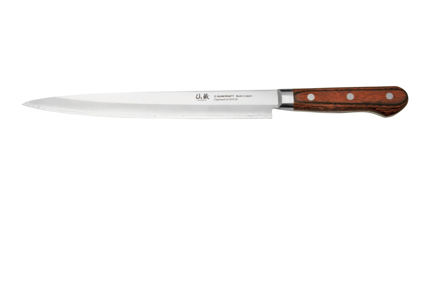 Suncraft Senzo Clad AS-05 Cuchillo Para Sashimi 24 Cm 1 Suncraft Senzo Clad AS-05 Cuchillo Para Sashimi 24 Cm