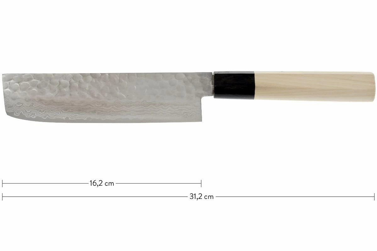 Sakai Takayuki 45-Layer Damascus Nakiri, 16 Cm, 7253 1 Sakai Takayuki 45-Layer Damascus Nakiri, 16 Cm, 7253