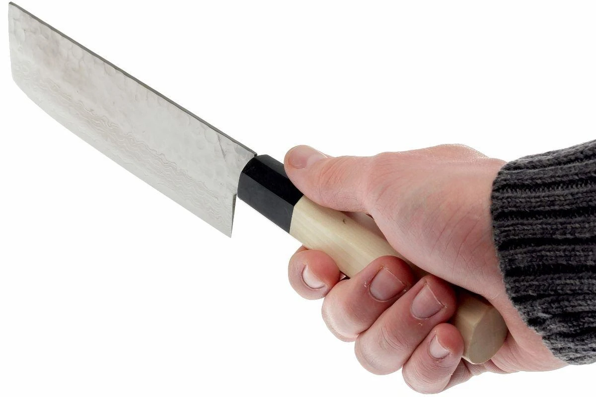 Sakai Takayuki 45-Layer Damascus Nakiri, 16 Cm, 7253 4 Sakai Takayuki 45-Layer Damascus Nakiri, 16 Cm, 7253 - Image 4