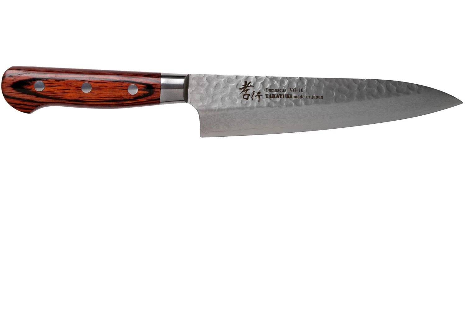 Sakai Takayuki 33-Layer Damascus Cuchillo De Chef 18 Cm, Caoba 2 Sakai Takayuki 33-Layer Damascus Cuchillo De Chef 18 Cm, Caoba - Image 2