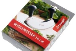 Triangle Mezzaluna Doble 14cm, 42.212.14.02 -Chef Tienda TR422121402 04 triangle wiegemes tr422121402 04