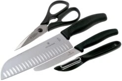 Victorinox SwissClassic 6.7133.4G 4-piezas Juego De Cuchillos De Cocina, Negro -Chef Tienda VT6 7133 4G 03 victorinox