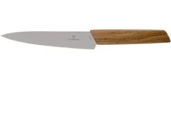 Victorinox Swiss Modern Cuchillo Puntilla 15 Cm, Madera De Nogal