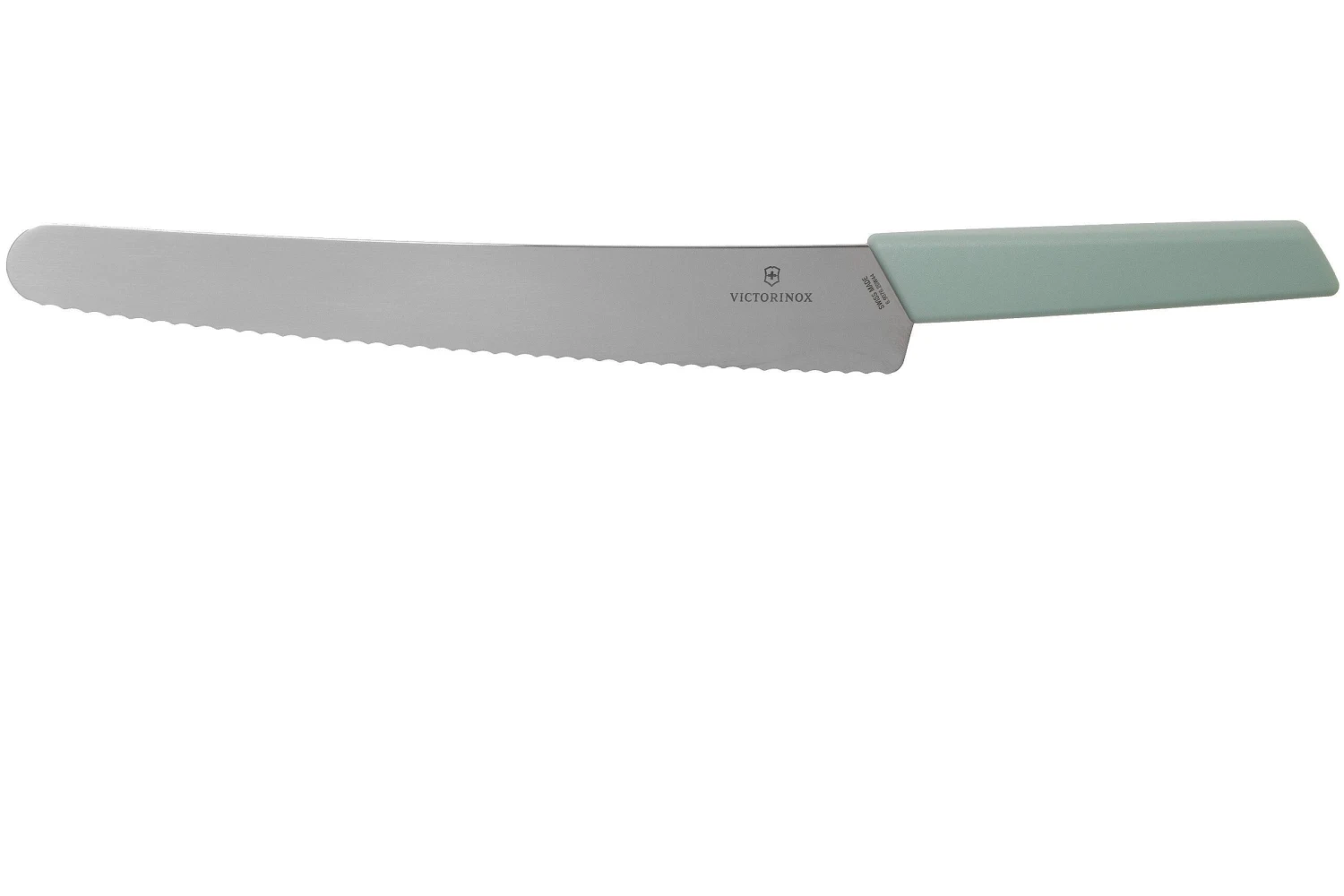 Victorinox Swiss Modern 6.9076.26W44B Cuchillo De Pan 26cm, Verde Menta 1 Victorinox Swiss Modern 6.9076.26W44B Cuchillo De Pan 26cm, Verde Menta