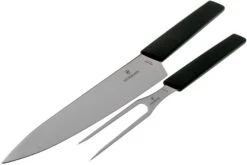 Victorinox Swiss Modern Cuchillo Para Trinchar Y Tenedor Para Carne, Negro -Chef Tienda VT6 9093 21G 03 victorinox