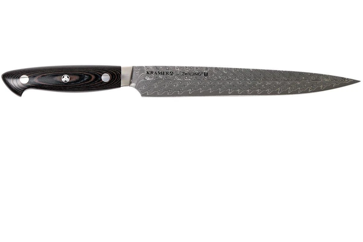 Bob Kramer By Zwilling Euro Acero Inoxidable Cuchillo Para Trinchar 23 Cm, 34890-231-0 2 Bob Kramer By Zwilling Euro Acero Inoxidable Cuchillo Para Trinchar 23 Cm, 34890-231-0 - Image 2