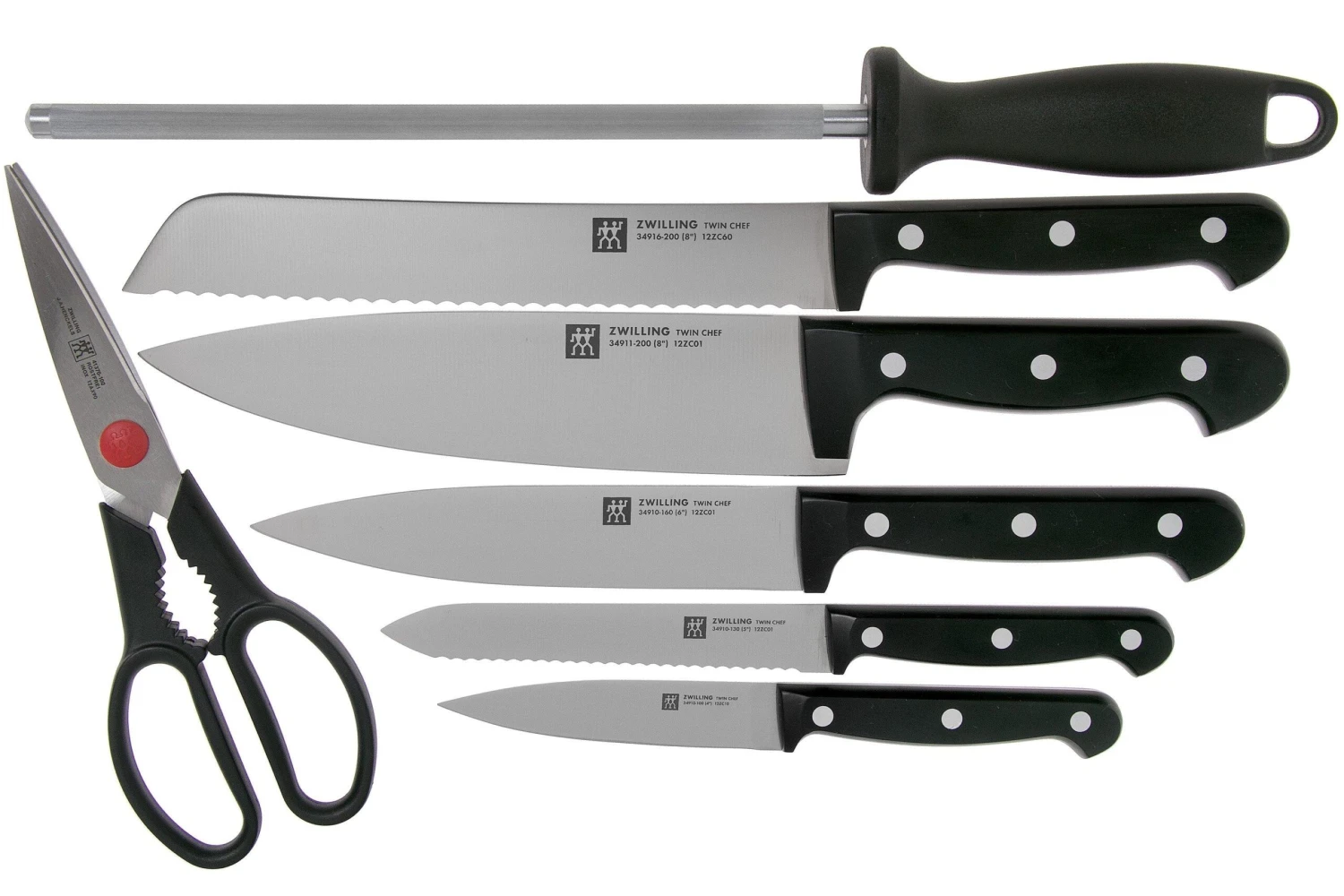 Zwilling 34931-003 Twin Chef Juego De Cuchillos, 8 Piezas 4 Zwilling 34931-003 Twin Chef Juego De Cuchillos, 8 Piezas - Image 4