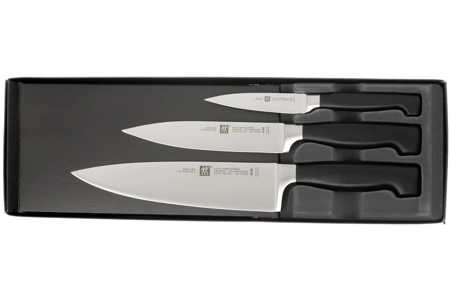 Zwilling J.A. Henckels Four Star Juego De Cuchillos, 3 Piezas 1 Zwilling J.A. Henckels Four Star Juego De Cuchillos, 3 Piezas